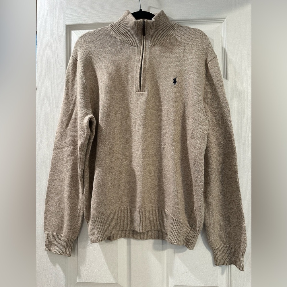 Polo beige men’s sweater